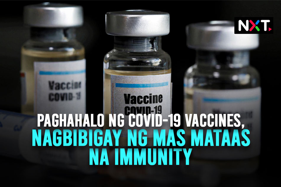 Mixandmatch ng COVID19 vaccines, mas mainam umano ABSCBN News